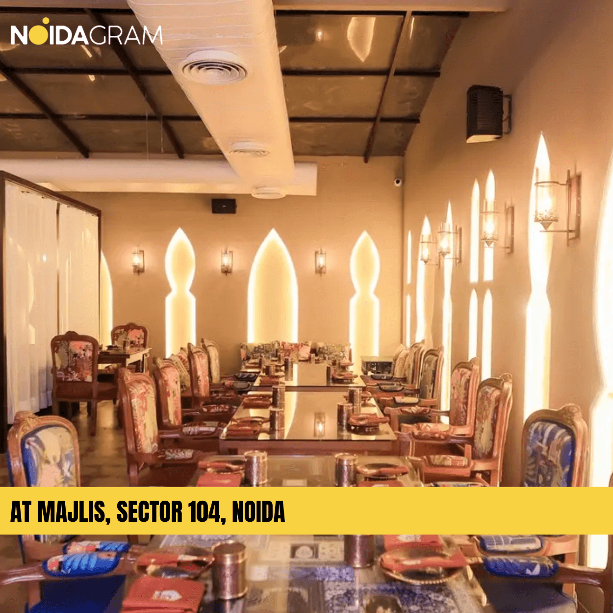 At Majlis interior in Noida